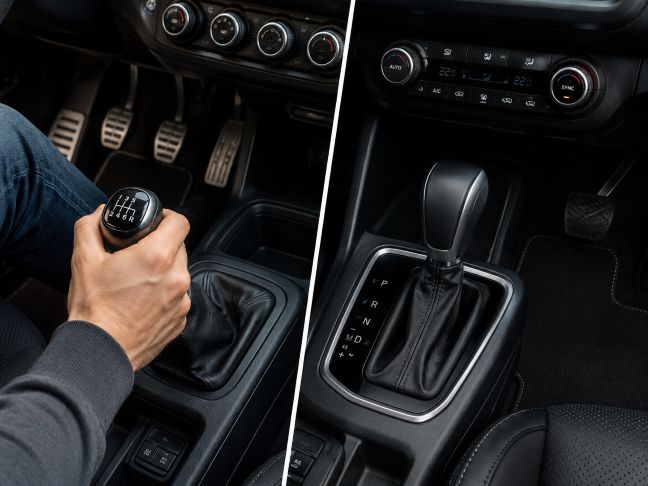 Manual and automatic gearbox comparison for Northern Ireland hire cars