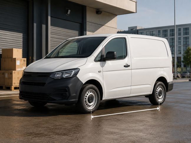 Short wheelbase van example for Northern Ireland van hire